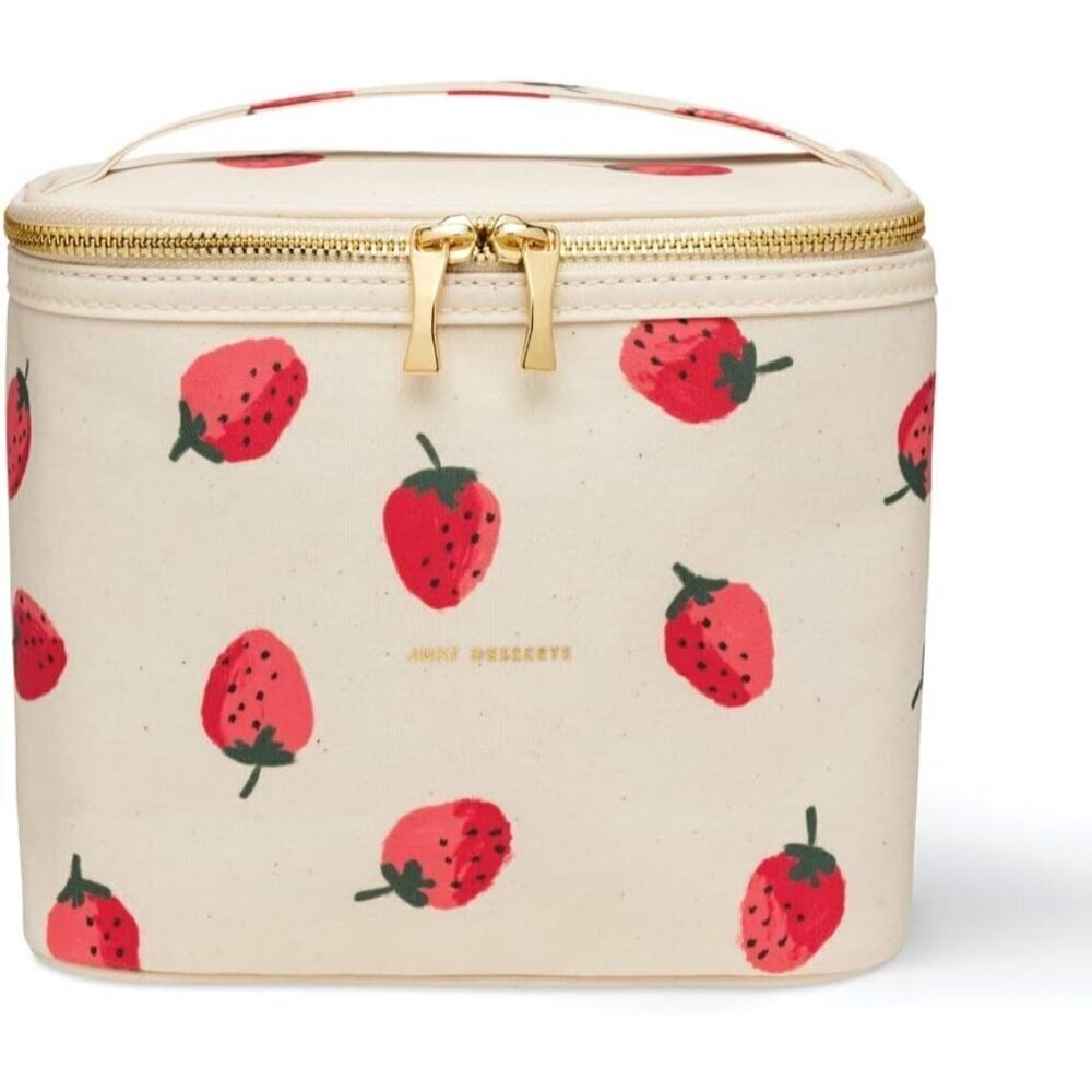 🆕Kate Spade White  Lunch Tote, Thermal Bag Close and Carrying Handle
